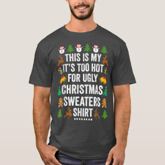 Camiseta Este Natal É O Meu Calor Demais Para A Sabedoria D