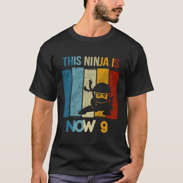 Camiseta Este Ninja É 9 Ninja (Frente)