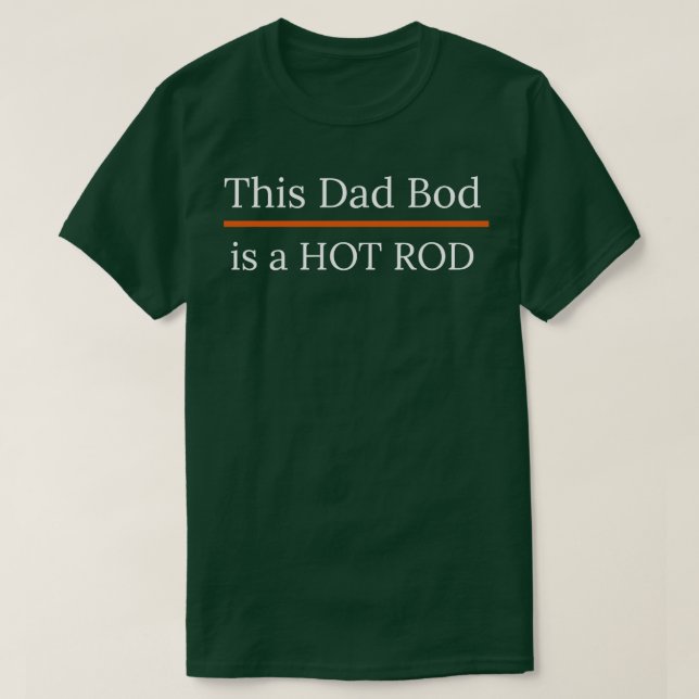 Camiseta Este Pai é um hot rod (Frente do Design)