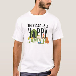 Camiseta Este PAI é uma CAMPER FELIZ