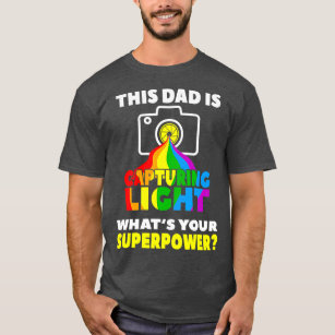 Camiseta Este Pai está capturando a Fath da Câmera de Super