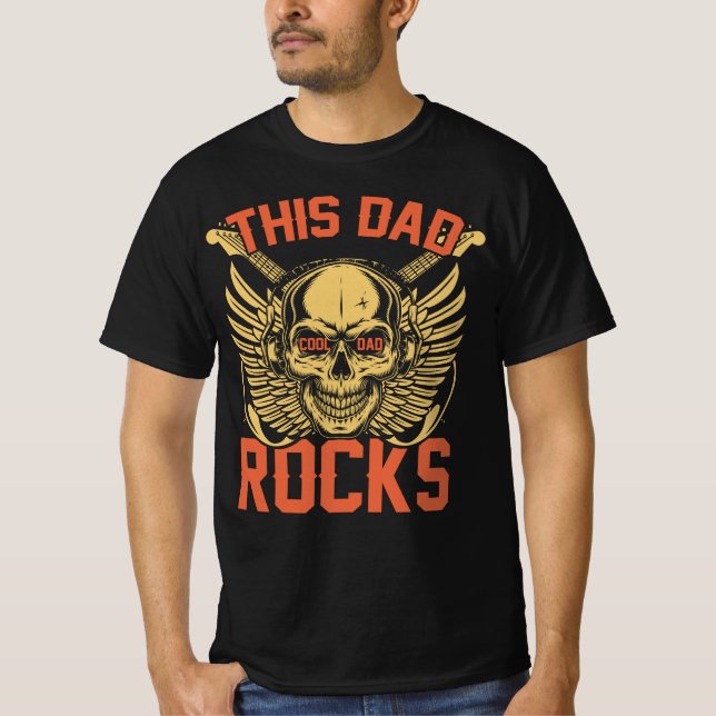 Camiseta Este Pai Rocha 🎸 🔥 (Frente)