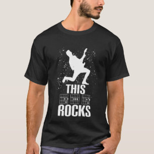 Camiseta Este PAI Rocha Cordas De Violão