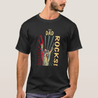 Este Pai Rocha O Retro Concert 70S 80S Engraçado