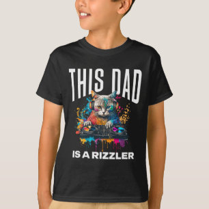 Camiseta Este Pai tem Rizz Legal Dj Cat Rizzler Pai do Pai
