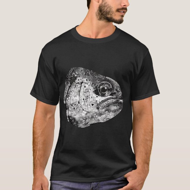 Camiseta Este peixe está julgando você (Frente)