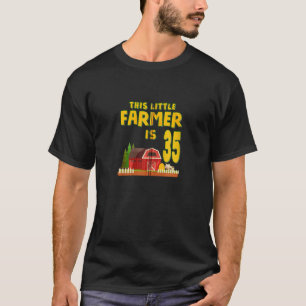 Camiseta Este Pequeno Agricultor É A 35ª Festa de aniversár