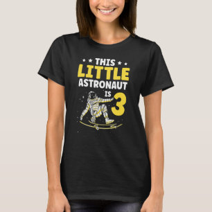 Camiseta Este Pequeno Astronauta É 3 Planetas Feliz