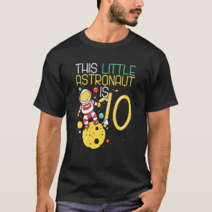 Camiseta Este Pequeno Astronauta É O 10 10º Cosmonau de Ani