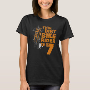 Camiseta Este Pequeno Cavaleiro De Bicicleta É 7 Aniversári