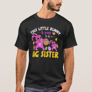 Camiseta Este Pequeno Coelhinho Vai Ser Uma Irmã Grande Les