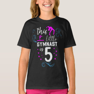 Camiseta Este pequeno ginasta é 5 T-Shirt