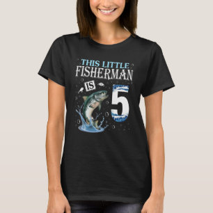 Camiseta Este Pescador Tem 5 Anos De Nascer Em 2017
