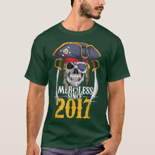 Camiseta Este Pirata Transformou Uma Garota 5 Aniversário D