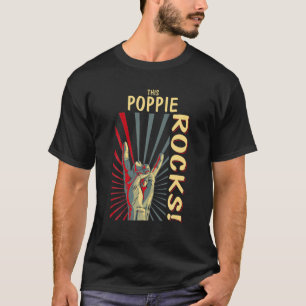 Camiseta Este Poppie Rocks Retro Concert 70S 80S Fu