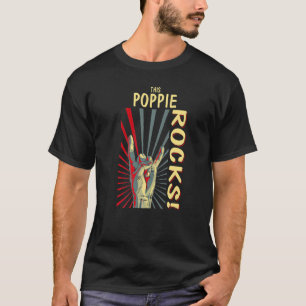 Camiseta Este Poppie Rocks Vintage Retro Concert 70s 80s Fu