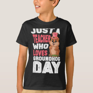 Camiseta Este Professor Ama os Marmotas, Dia do Marmota Ens