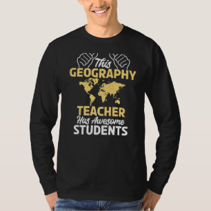 Camiseta Este Professor De Geografia Tem Uma Geografia De E