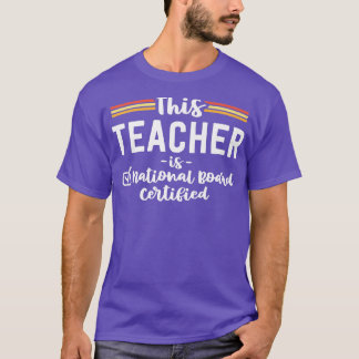 Camiseta Este Professor É Um Conselho Nacional De Educação