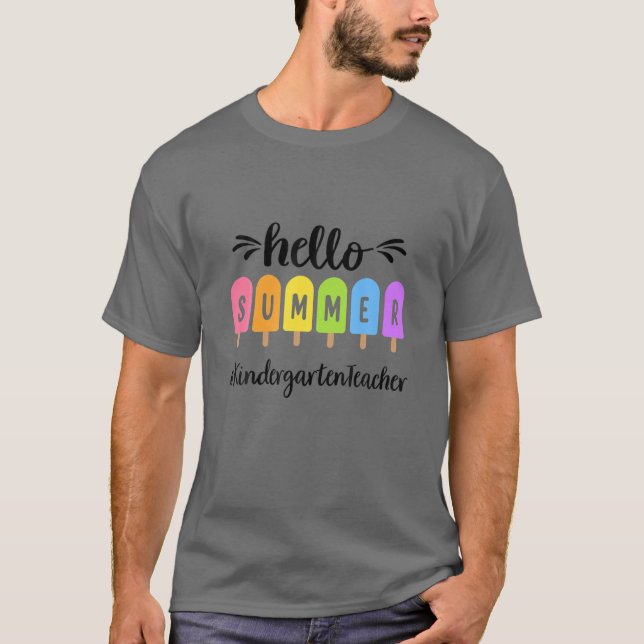 Camiseta Este Professor Ganhou SORVETE De Break De Verão (Frente)