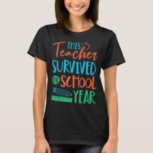 Camiseta Este Professor Sobreviveu Ao Fim Do Professor No A