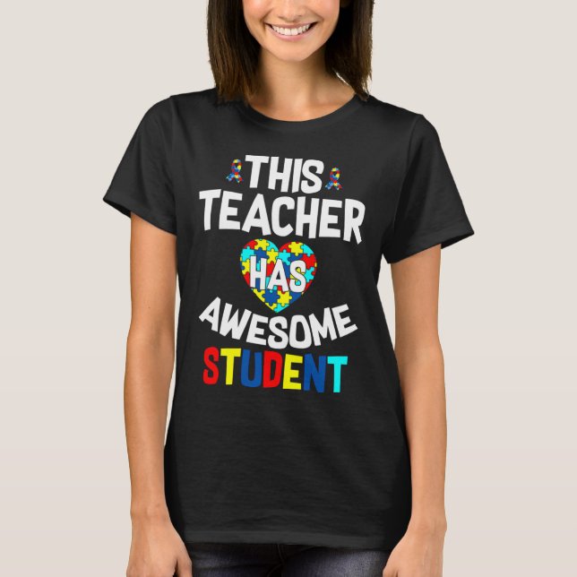Camiseta Este Professor Tem Estudantes Incríveis Consciênci (Frente)