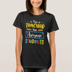 Camiseta Este Professor Tem Estudantes Incríveis Que Espelh