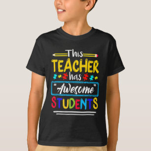 Camiseta Este Professor Tem Estudantes Incríveis Quebra-cab