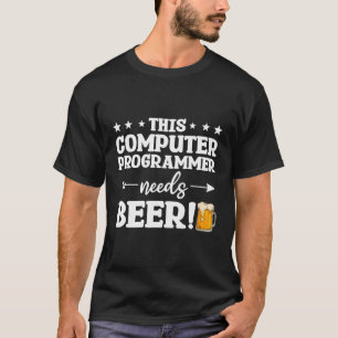 Camiseta Este Programador De Computador Precisa De Co-Progr