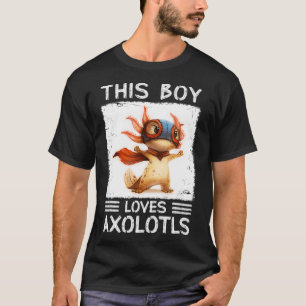 Camiseta Este Rapaz Adora Aolotls Um Pet Engraçado Para Ao