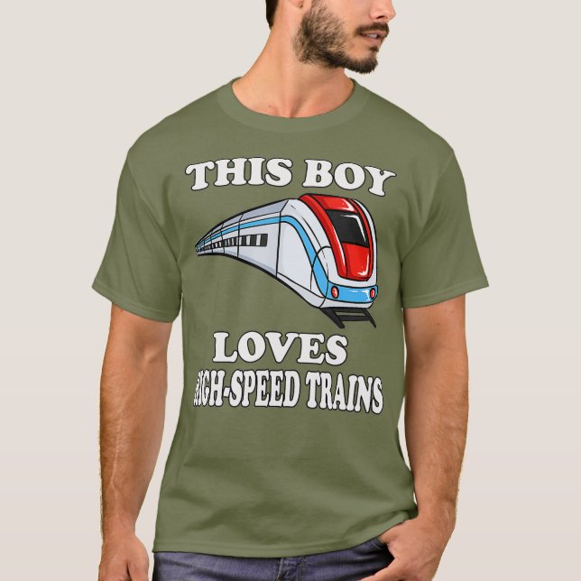 Camiseta Este Rapaz Adora O Treinamento De Velocidade (Frente)