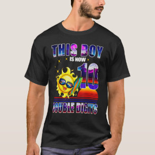 Camiseta Este Rapaz Agora Tem Dígitos Duplos 10º Aniversári