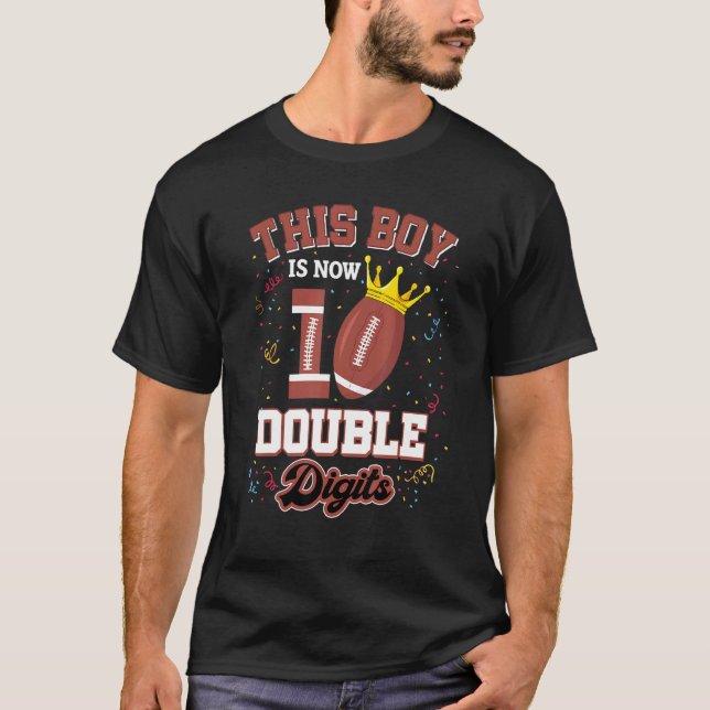 Camiseta Este Rapaz É Hoje 10 Dígitos Duplos De Futebol (Frente)