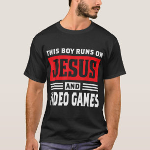Camiseta Este Rapaz Funciona Com Jesus E Videos games Chris