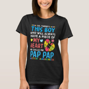 Camiseta Este Rapaz Me Chama De Autismo Pap Awaren