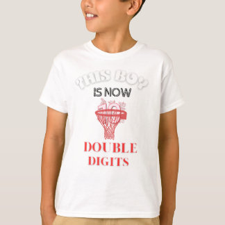 Camiseta este rapaz tem agora 10 dígitos duplos T-Shirt