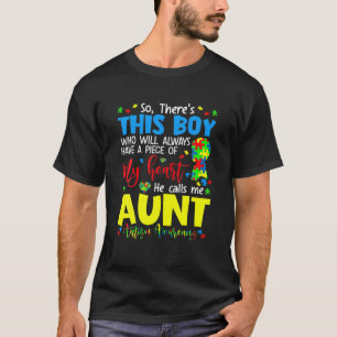 Camiseta Este Rapaz Terá Sempre Um Pedaço Da Minha Tia Do C