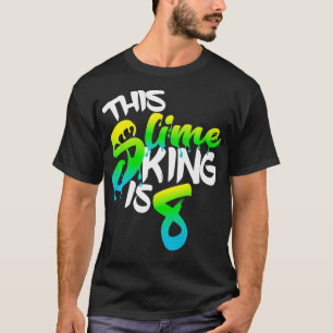Camiseta Este Rei Slimoso É 8 Festas de aniversário Diver