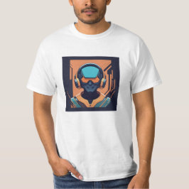 Camiseta Este robô louco e selvagem está se balançando...