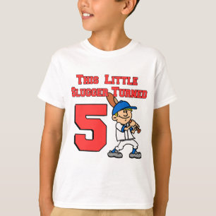 Camiseta Este slugger pequeno girou o basebol 5