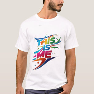 Camiseta "Este sou eu: capacitando a Design de camiseta"
