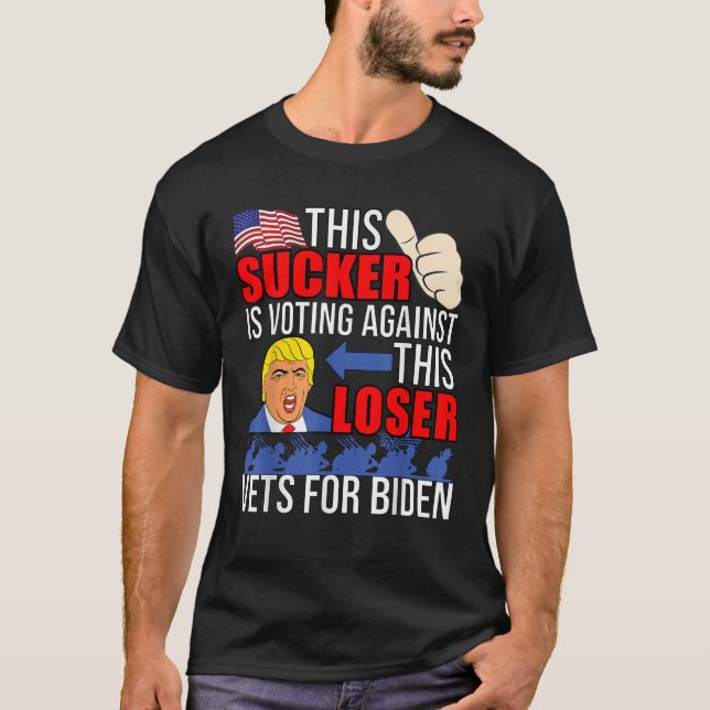 Camiseta Este Sucker Vota Contra Este Vetores Perdedores A  (Frente)