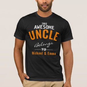 Camiseta Este Tio Incrível Pertence A Adicionar Nomes Perso