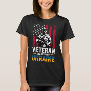 Camiseta Este Veterano Apoia a Ucrânia 6