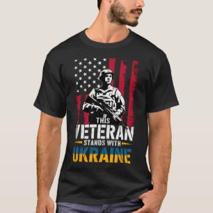 Camiseta Este Veterano Apoia a Ucrânia 6