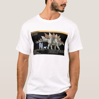 Camiseta Estegossauro - Biologia de Dinossauros do Jurássic