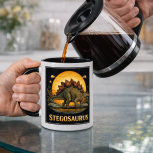 Camiseta Estegossauro Dinossauro Pré-Histórico Lua
