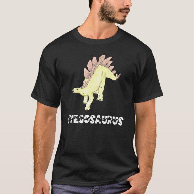 Camiseta Estegossauro legal Dinossaur Dino Saurus Réptil He (Frente)