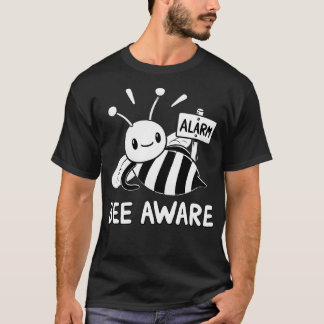 Camiseta Esteja ciente de que a Bebê tem sinal de alarme