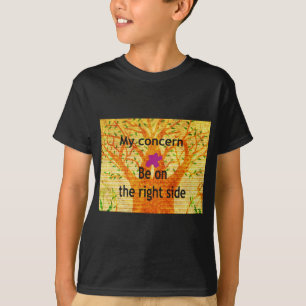 Camiseta Esteja do lado direito